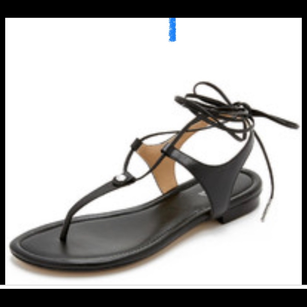 Michael Michael Kors Gladiator Leather Lace Up Sandals